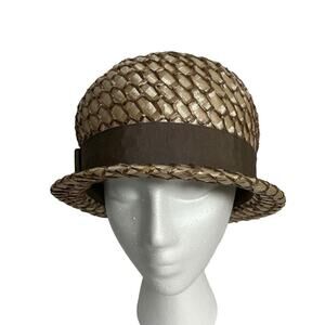 Vintage Union Made Hat Crusher Church Hat Circa 1940's.